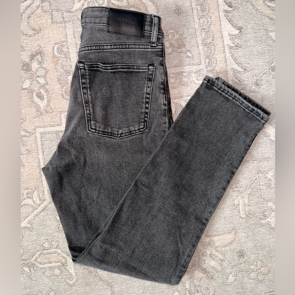 Everlane Women’s Black High Rise Straight Jeans 27R